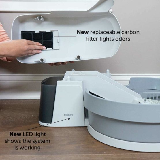 PetSafe Litter Box Replacement Carbon Filters For Use with Simply Clean Automatic Cat Litter Box, Pack of 3 - Image 3