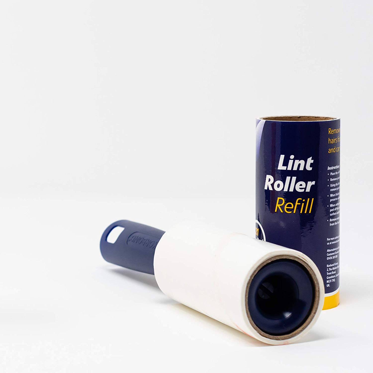 Korbond 6m Lint Roller Twin Refill Pack Clothes, Furniture and Carpet. Removes Dust - Image 4