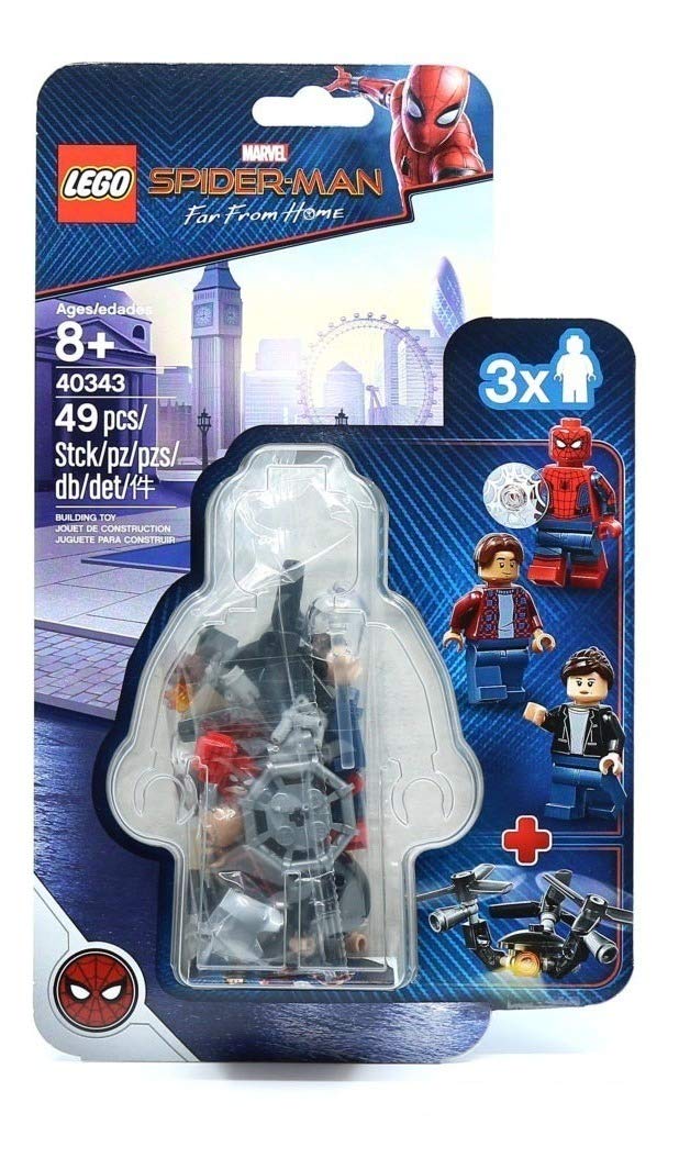 LEGO Super Heroes Spider-Man and The Museum Break-in Set 40343, Multicolor, Small