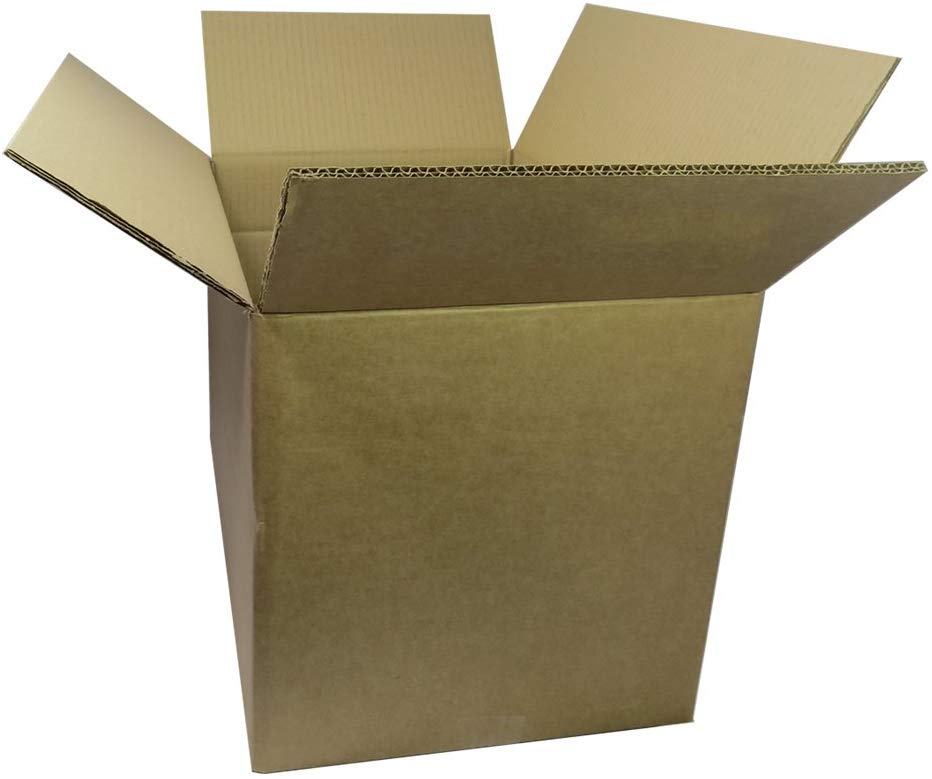 Triplast 457 x 457 x 305mm Large Double Wall 18x18x12" Cardboard Removal Moving Storage Boxes (Pack of 10)