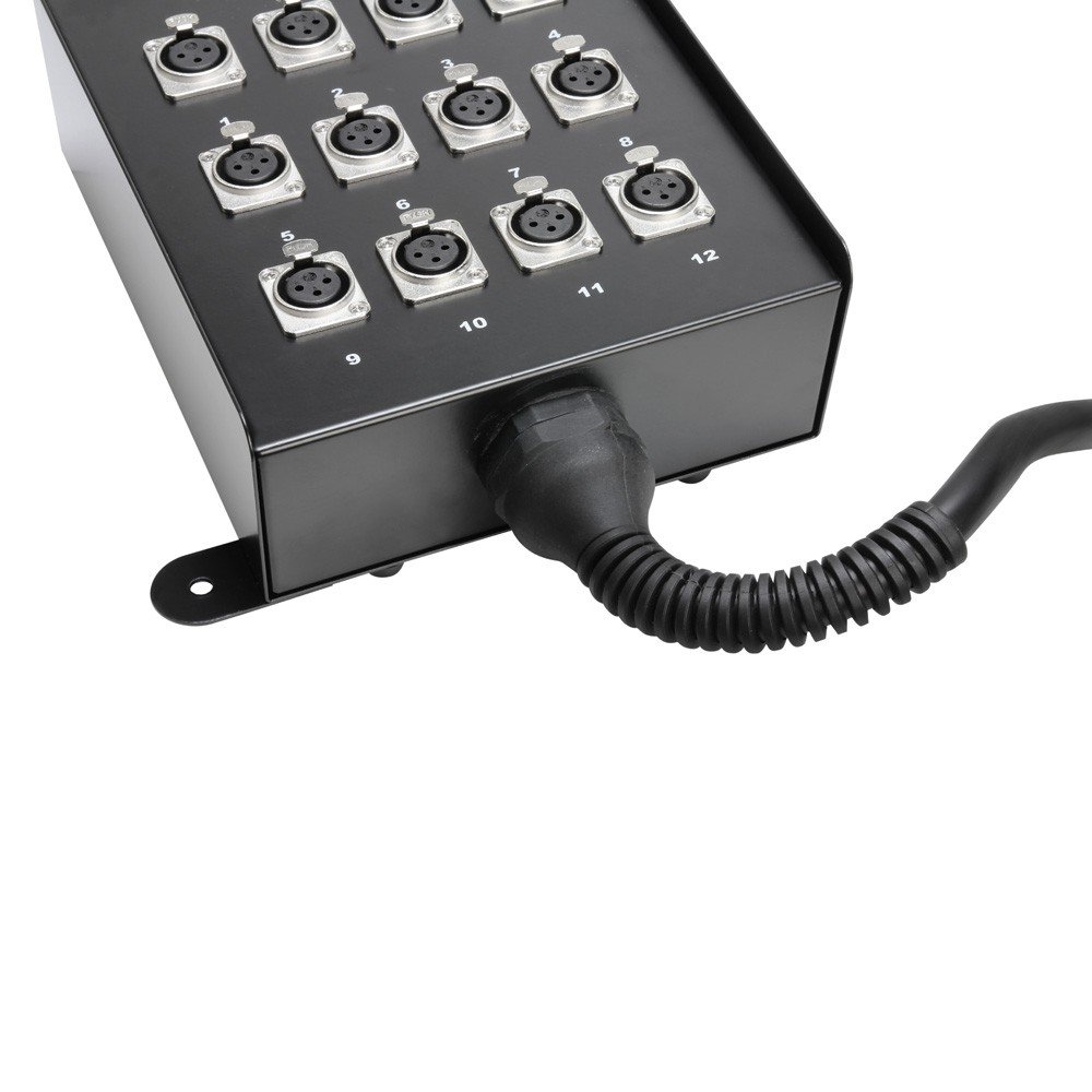 Adam Hall 10m Cables Stage Box 12/0, Black, 10 meters - Image 4