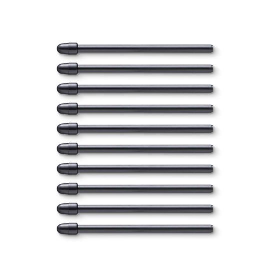 Wacom ACK22211 Kit 10 Standard Tips for Pro Pen 2, Black - Image 2
