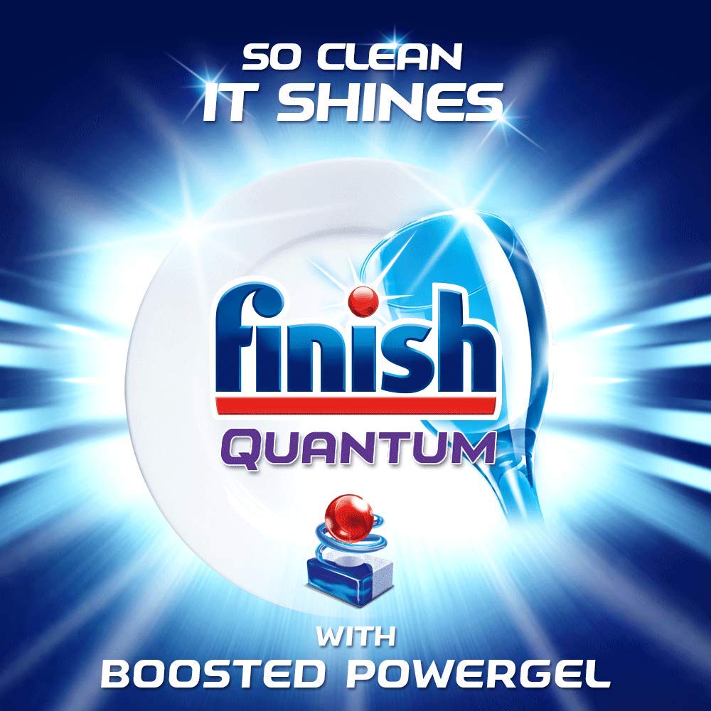 Finish Quantum Max Dishwasher Tablets, ORIGINAL, Multipack of 8 x 27