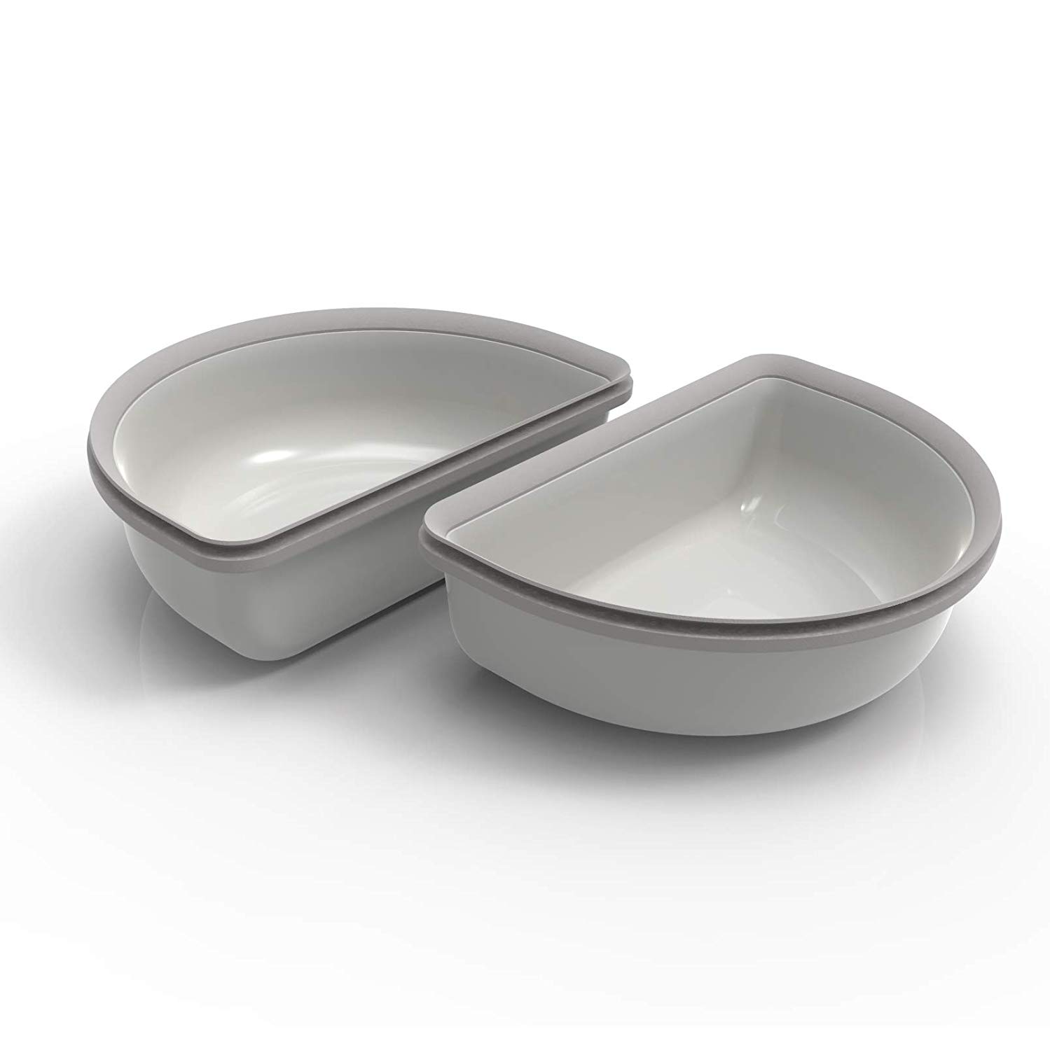 SureFeed Half Bowl Grey BigaMart