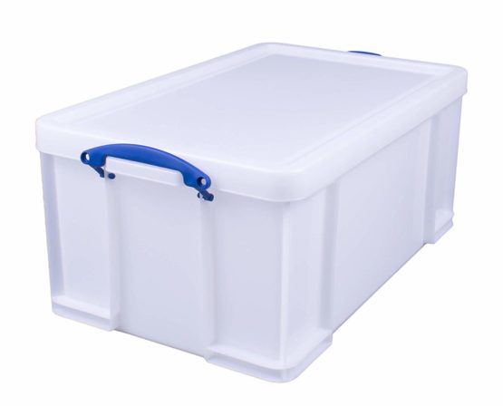Really Useful Storage Box 64 Litre White Strong - Image 3