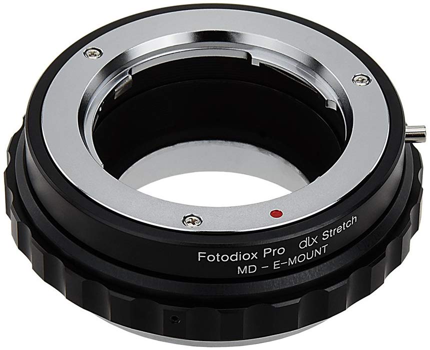 Fotodiox DLX Stretch Lens Mount Adapter Compatible with Minolta MD Lenses to Sony E-mount Cameras, Black/Chrome, Minolta MD/MC SLR Lens - Image 4