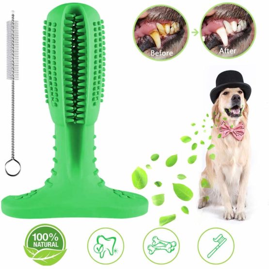 Moglor Dog Toothbrush Chew Toys Puppy Dog Teeth Cleaning Toys Tooth