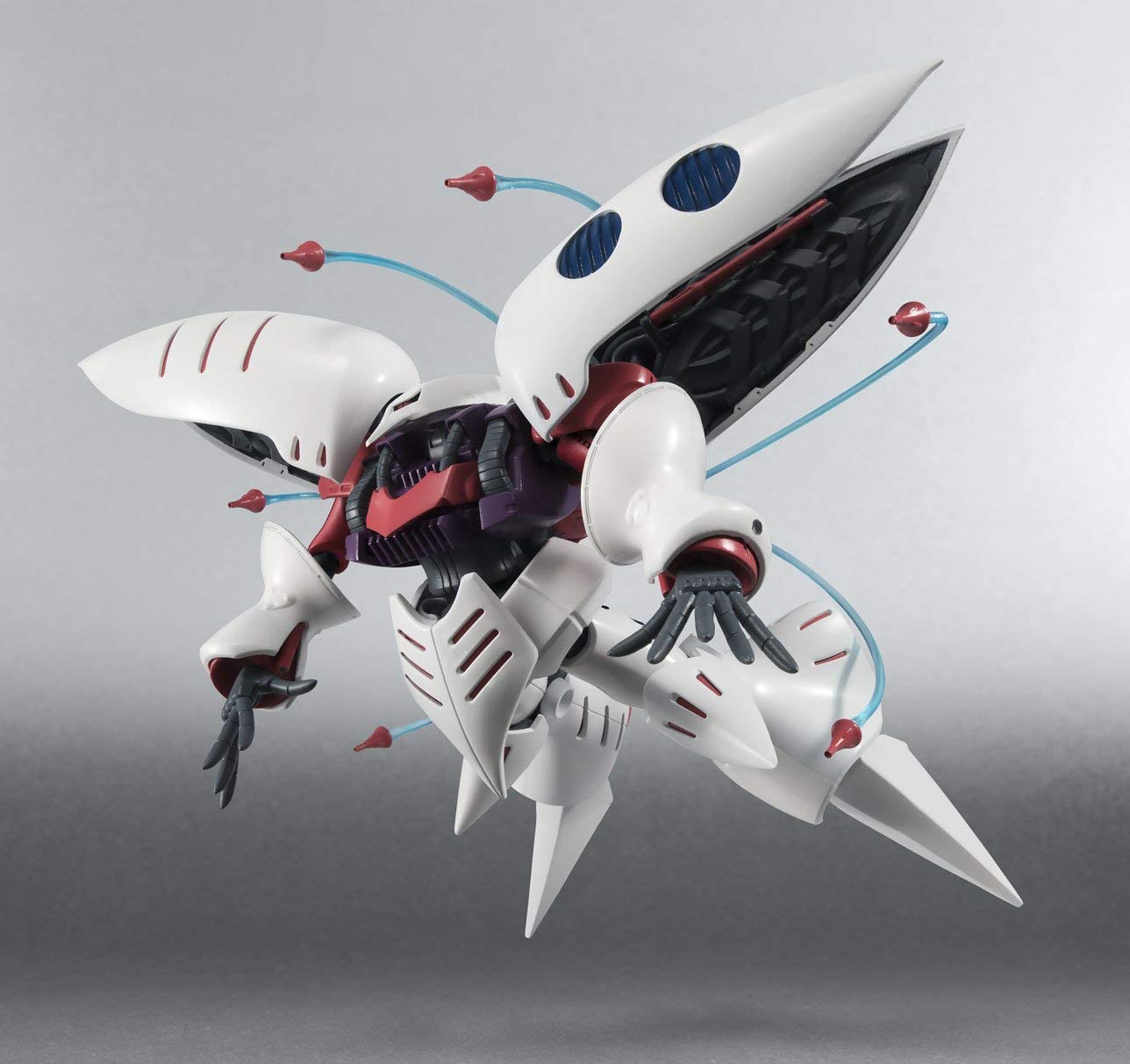TAMASHII NATIONS Bandai Robot Sprits Qubeley Mobile Suit Zeta Gundam Action Figure, White, 8 Inches - Image 3