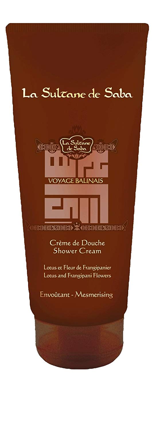La Sultane de Saba 3760092239128 Shower Cream Lotus and Frangipani Flower 200 ml, 200 ml (Pack of 1)