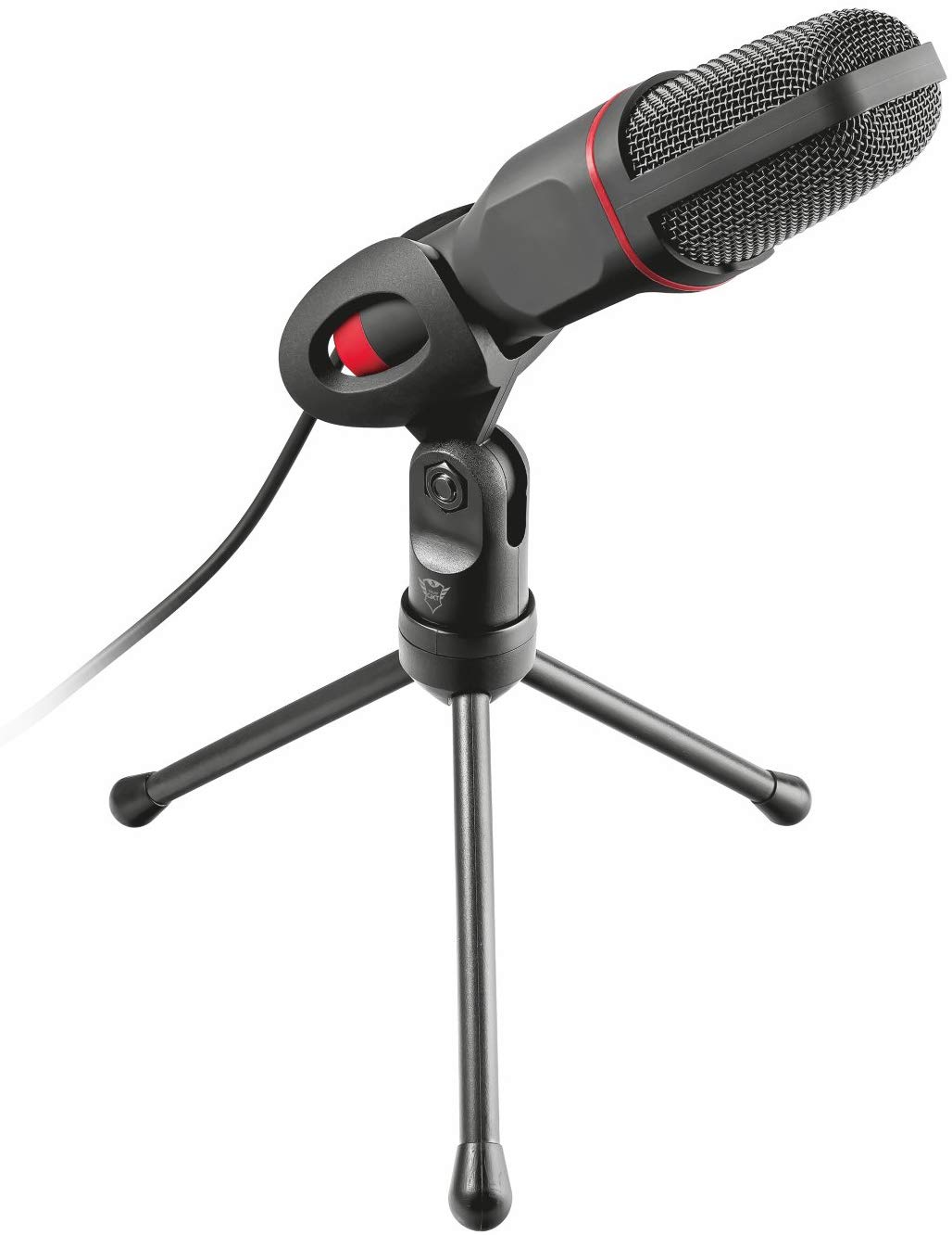 Trust Gaming GXT 212 Mico USB Microphone and Stand for PC and Laptop USB Connected, Black