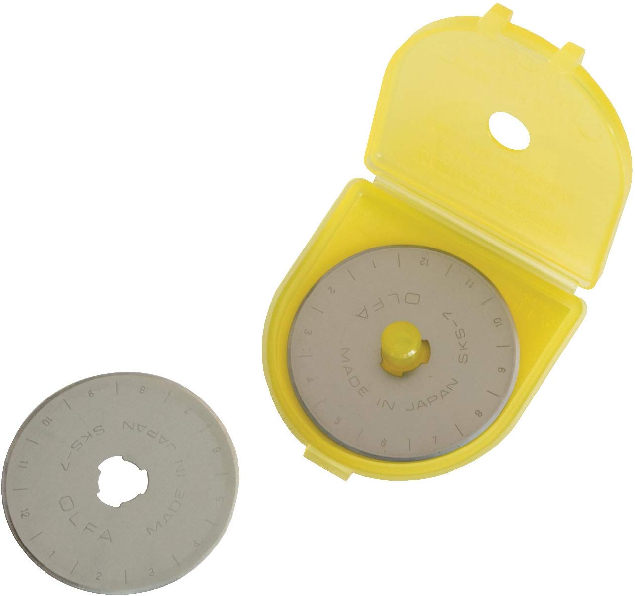 Olfa 45 mm Rotary Blade Refills, Pack of 2, Silver - Image 2