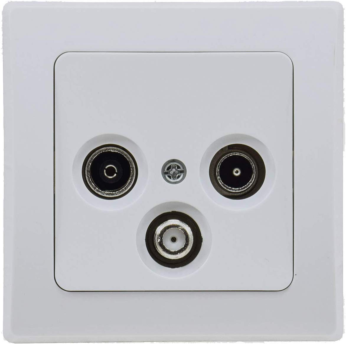 Delphi Chilitec Antenna Socket TV/Radio/Sat/White - 19723