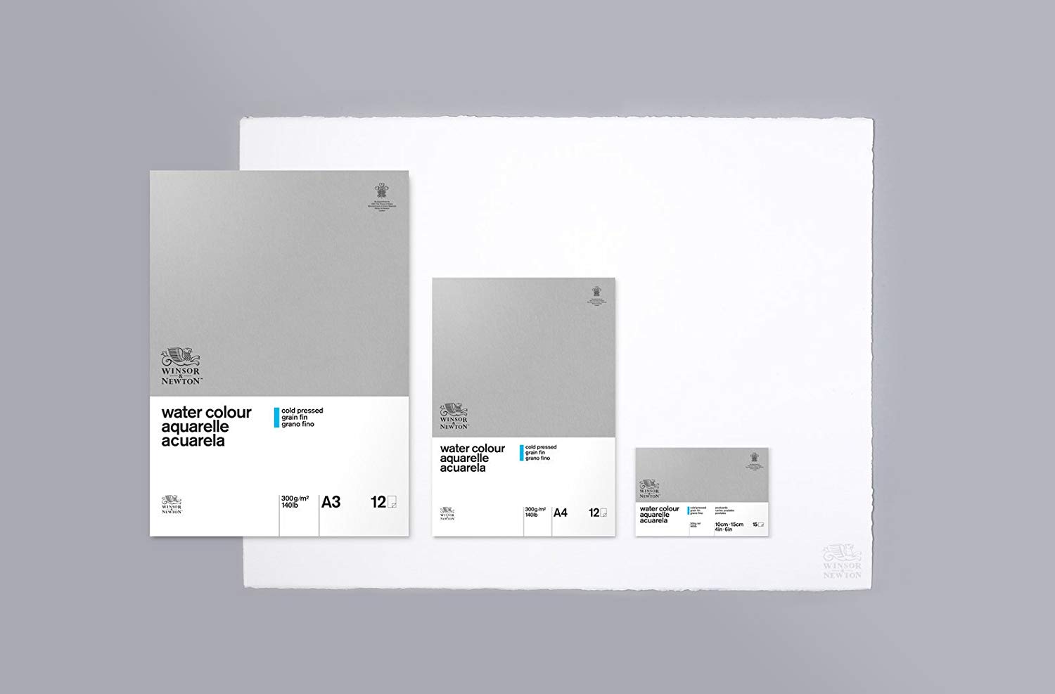 Winsor & Newton Classic Water Colour A5 Pad, White, 14.8 cm x 21 cm - Image 3