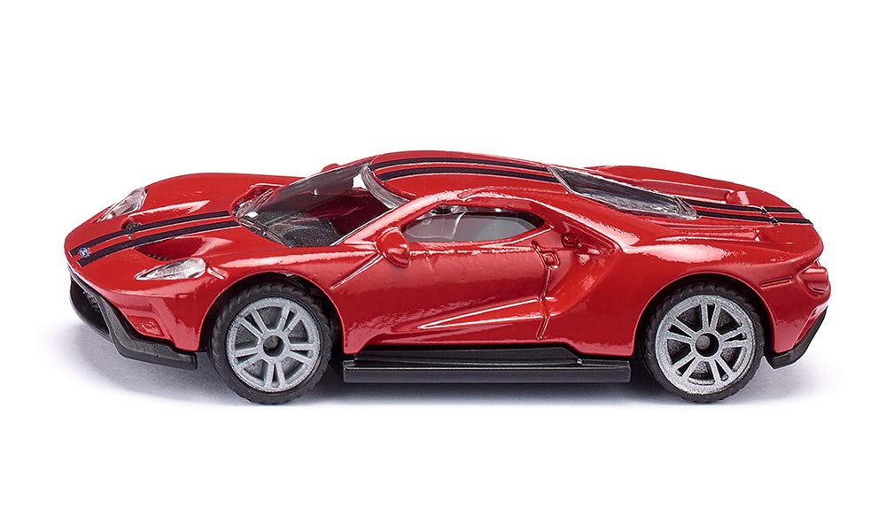 siku 1526, Ford GT Classic Sports Car, Metal,Plastic, Red, Compatible with other siku models of the same scale