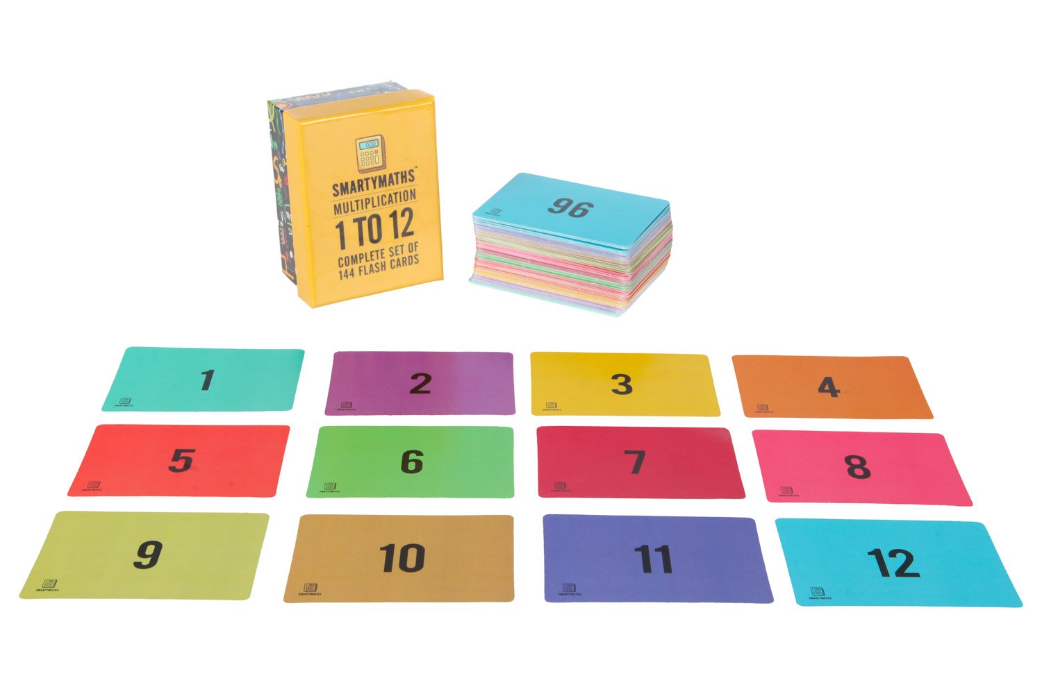 SmartyMaths Times Table Flash Cards Set of 144 