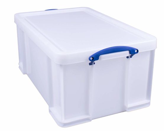 Really Useful Storage Box 64 Litre White Strong