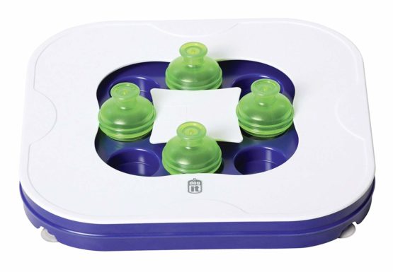 Dogit 3-in-1 Mind Games Interactive Smart Toy for Dogs, Blue - Image 2