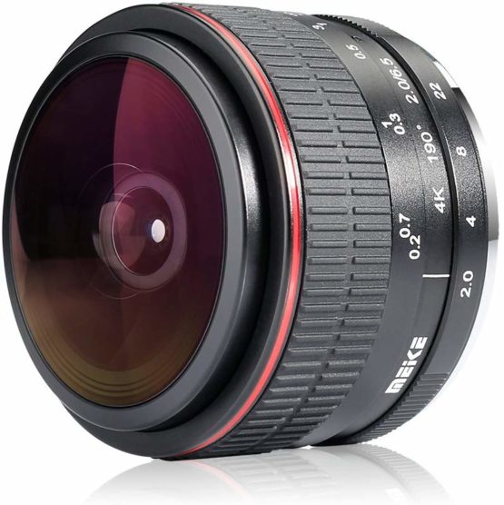Meike Optics MK 6.5 mm f2.0 Fisheye Lens Ultra Wide Angle for Sony E-Mount