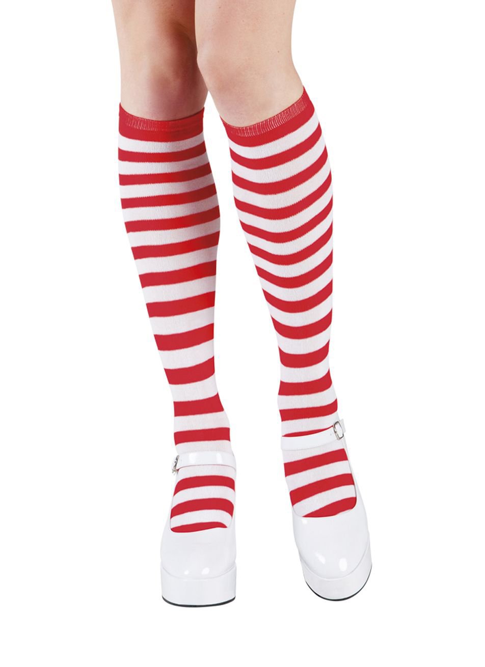 Boland Aptafetes AC1700/red Red Clown Socks, multicolour, one size, 10103527, multicolored