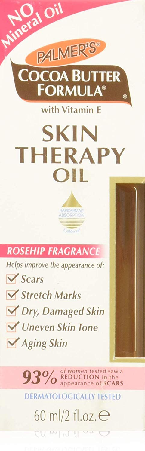 Palmer's Cocoa Butter Formula Skin Therapy Oil with Vitamin E, Rosehip Fragrance By for Women 60 ml, 60 ml (Pack of 1)