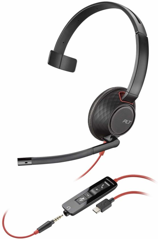 Plantronics Blackwire C5210 Mono USB-C PC Headset, 207587-01