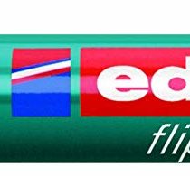 edding 380 Flipchart Marker - Black - Box of 10 - Round Nib 1.5-3 mm - Marker for Writing, Drawing and Marking on Flipchart Paper - Does Not Bleed Through - Does Not Dry Out