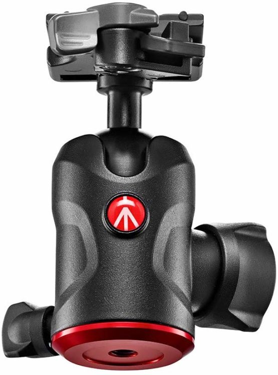 Manfrotto Compact Ball Head 496, Fluid Ball Head for Camera Tripod, Camera Stabilizer, Photography Equipment, for Precise Framing - Image 2