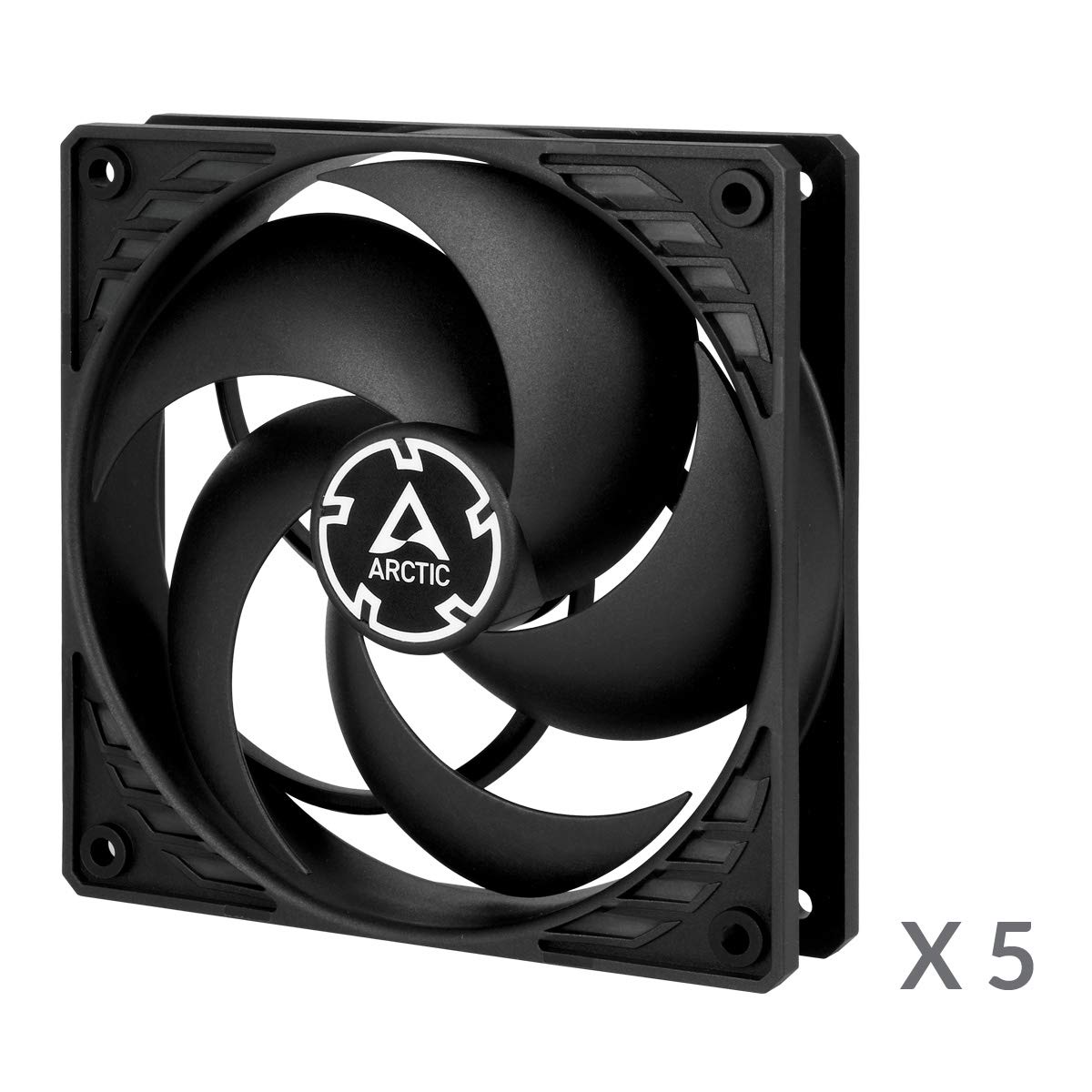 ARCTIC P12 PWM PST (5 Pack), PC Fan, 120mm Fan, PC Case Fan, PWM Sharing Technology (PST), Pressure-optimised, quiet motor - Image 2