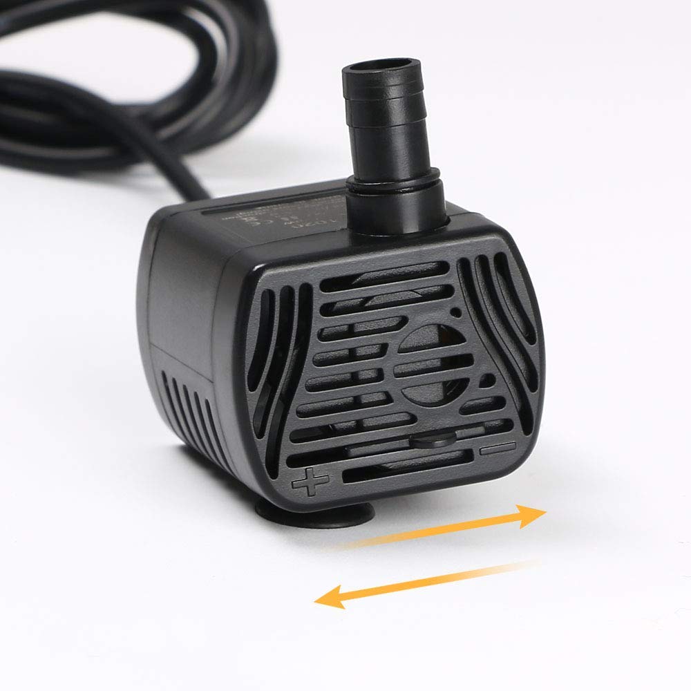 flintronic Submersible Water Pump, 200L/H USB Water Pump for Aquarium Fish Tank - Image 2