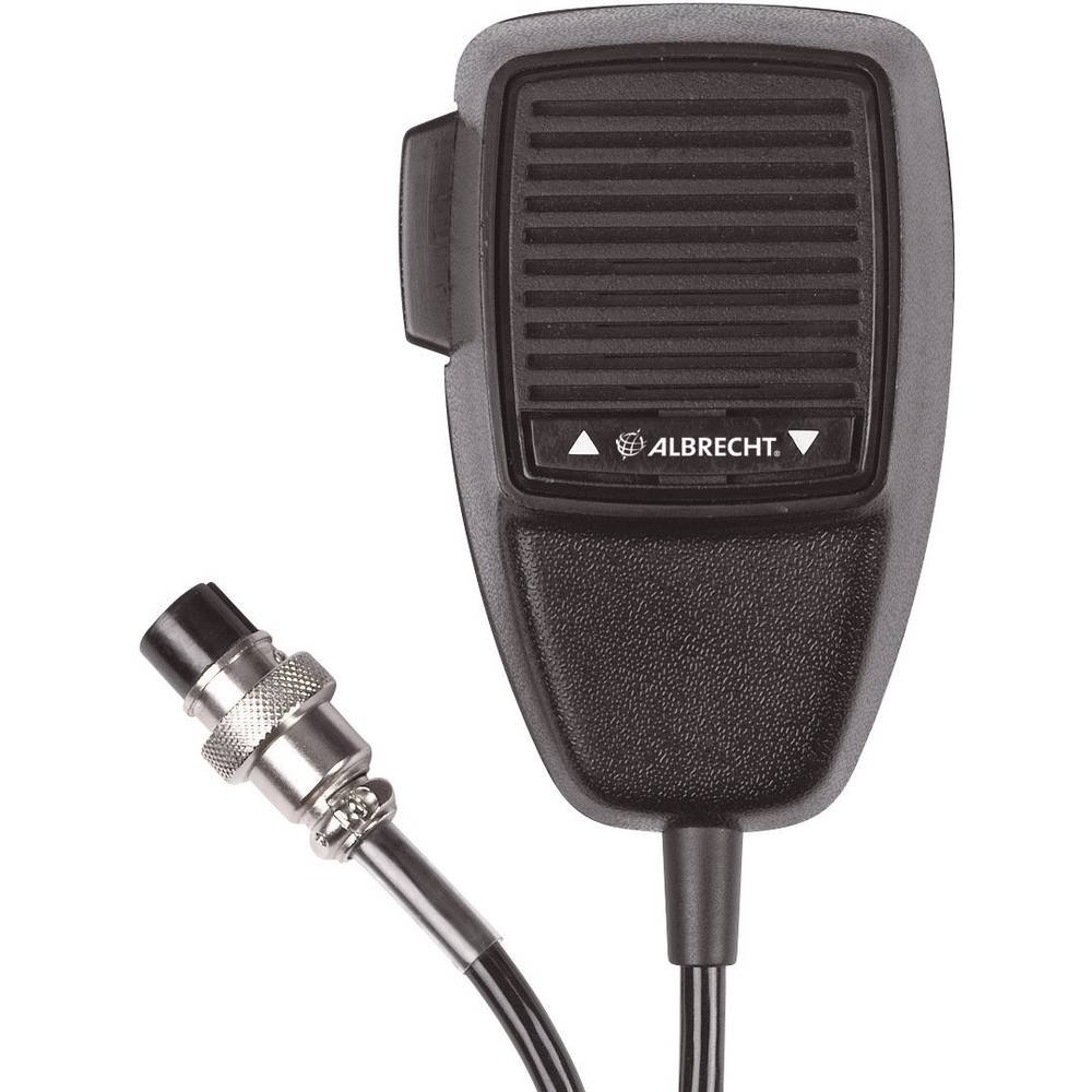 acl Albrecht AE 4197 microphone with 6 pins Code 4197, Black (Black)