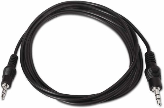 AISENS A128 – 0142 – CABLE AUDIO JACK 3.5 Stereo, 1.5 m Black - Image 2