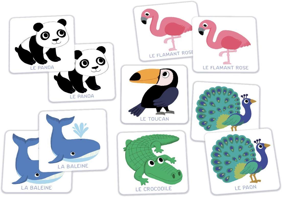 Nathan, My first animal memo, memory game, discovery animals from the world, educational game, play with family - Image 3