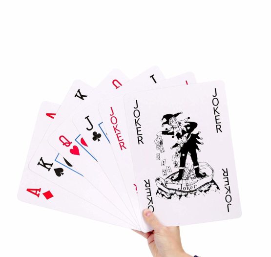GrassVillage A4 Jumbo Giant Plastic Coated Playing Cards Deck Family Party Game Indoor Outdoor Garden BBQ Xmas - Image 2
