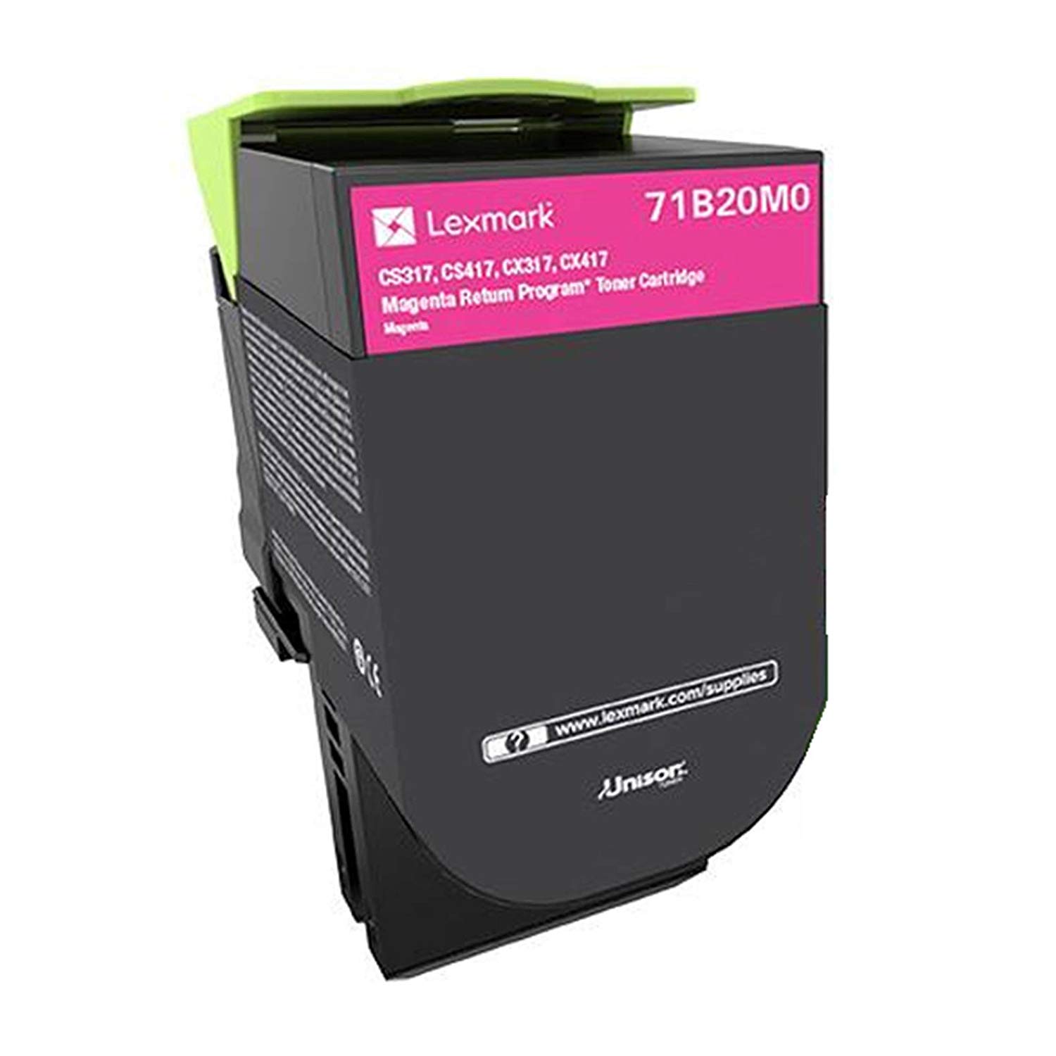 Lexmark Mag Rtn Prg 2.3K Tnr 71B20M0, Black, Normal - Image 2