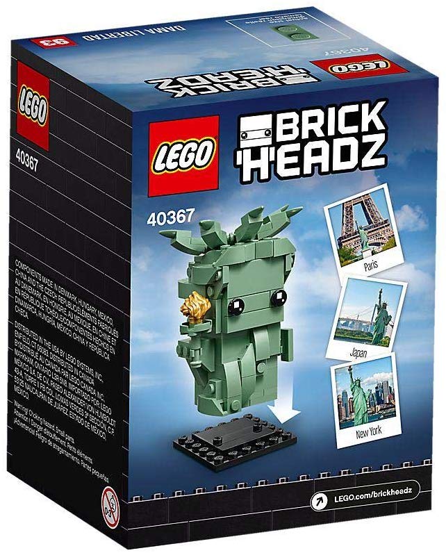 LEGO Brickheadz Lady Liberty #93 Set 40367, Green, Medium - Image 2