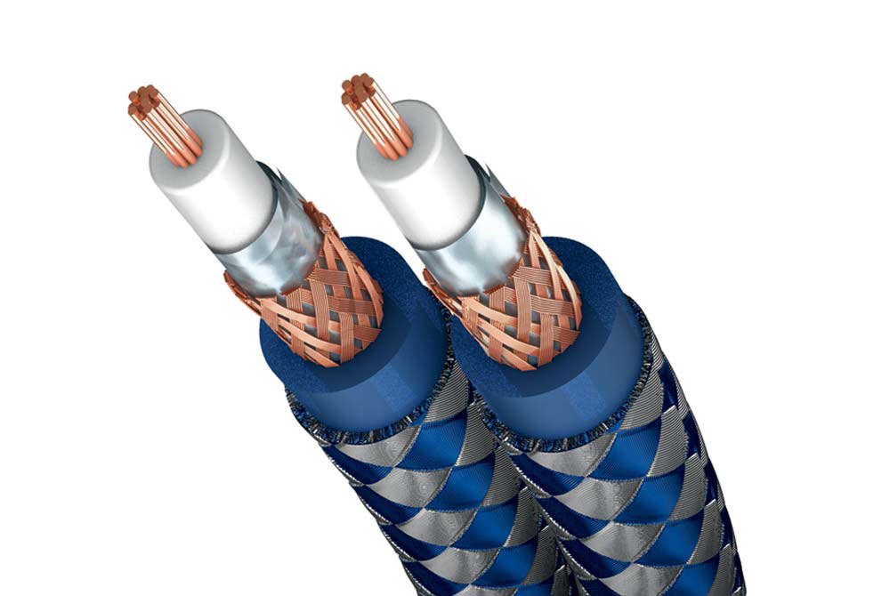 In-akustik Premium II Audio Y-Subwoofer Cable 2 m, blue, 5 m - Image 4