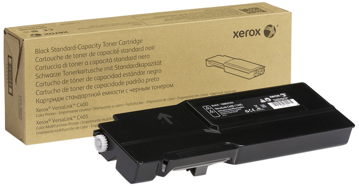 Xerox Genuine VersaLink C400 / C405 Black Standard Capacity Toner Cartridge (2,500 Pages) - 106R03500, 2500 Page Yield