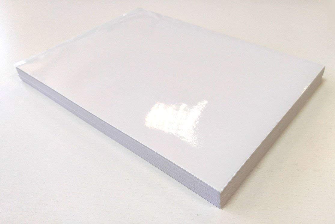 Evergreen Goods 50 Sheets A4 Glossy Transparent Self Adhesive Vinyl Sticker Paper - Image 2