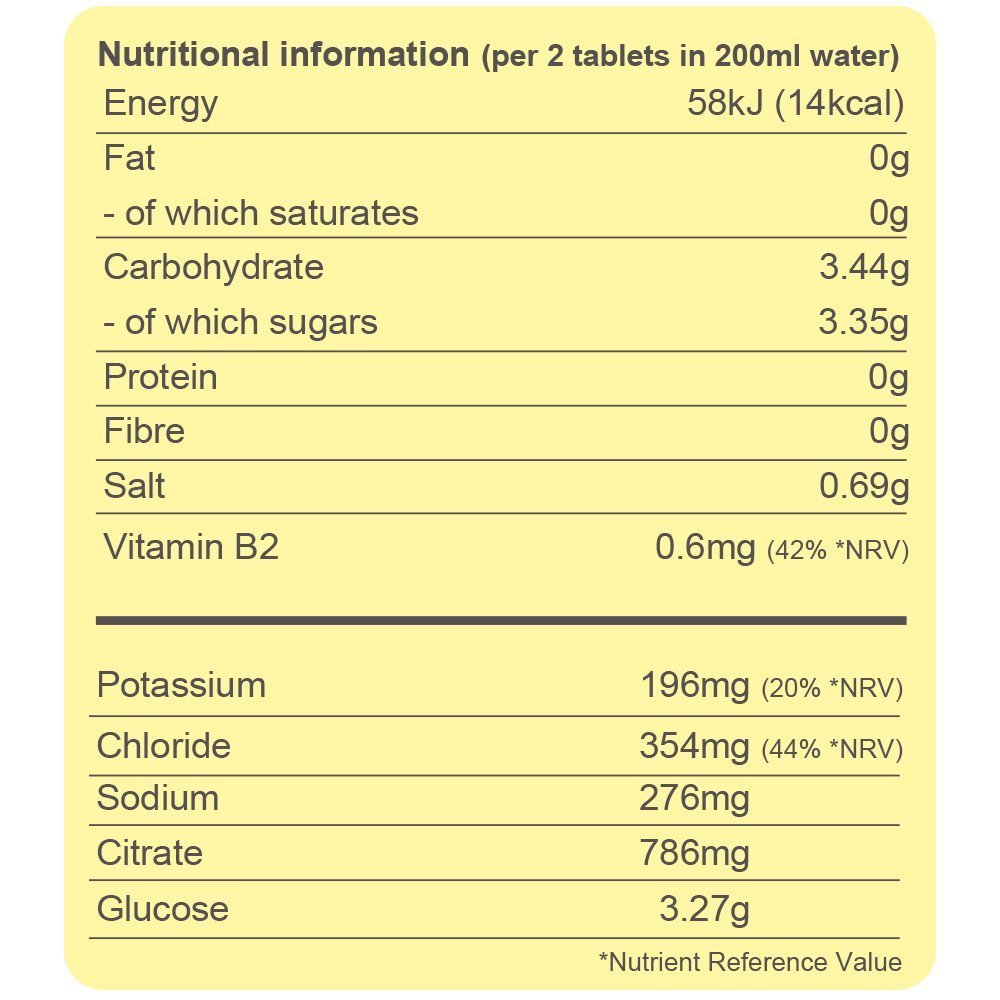 O.R.S Hydration Tablets - Lemon, Pack of 1, 24 count (Pack of 1) - Image 3