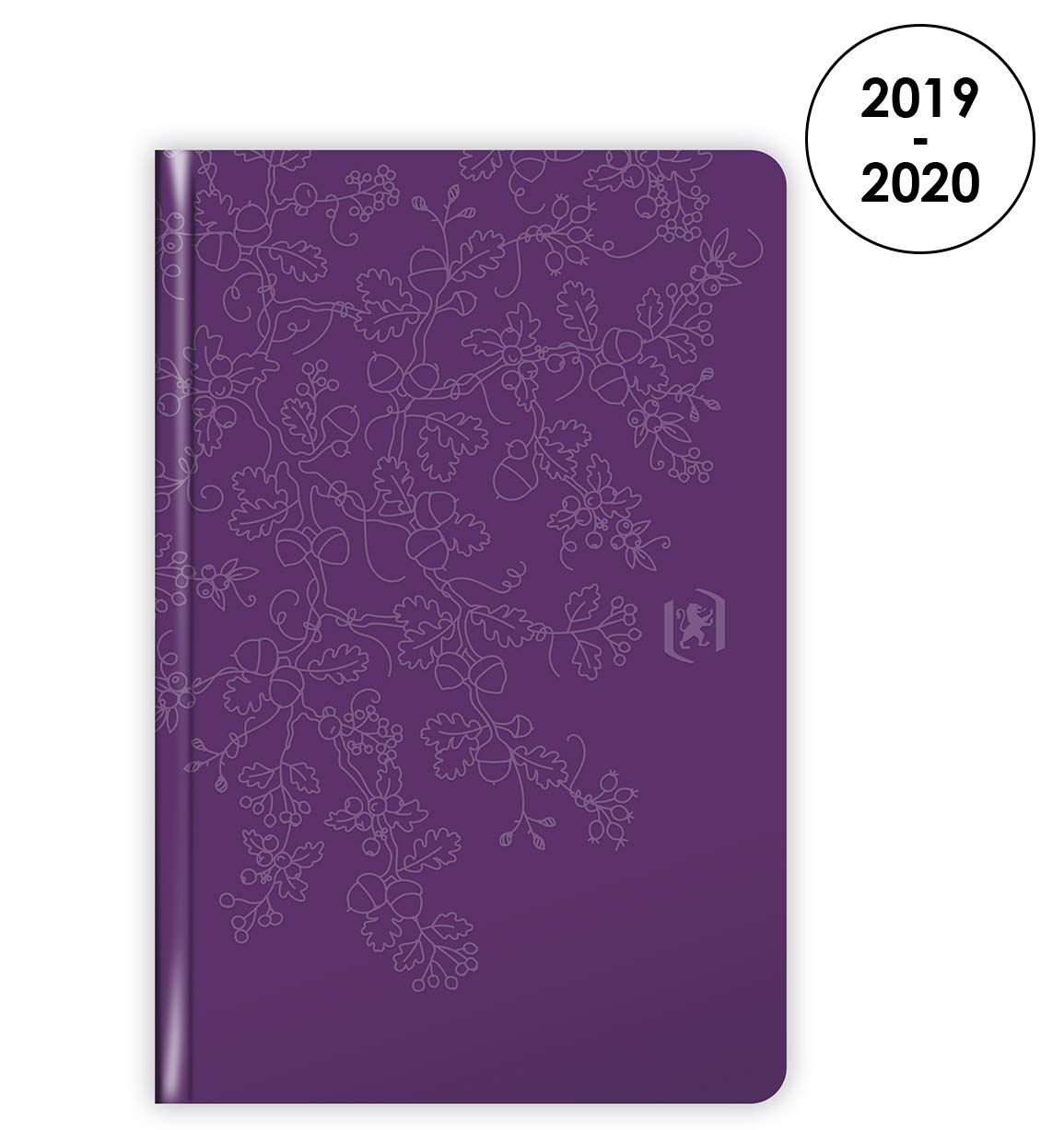Oxford Beauty 2019-2020 Agenda August to August 1 Week on 2 Pages Format 10 x 15 Purple, violet