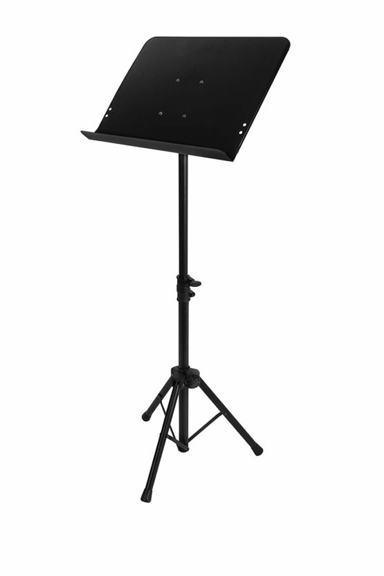 On Stage Stands Conductor Stand with Tripod Folding Base – Black – BigaMart