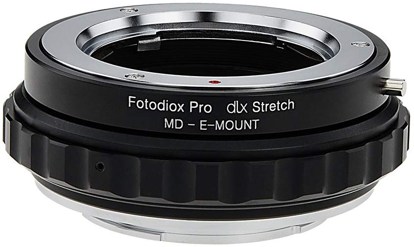 Fotodiox DLX Stretch Lens Mount Adapter Compatible with Minolta MD Lenses to Sony E-mount Cameras, Black/Chrome, Minolta MD/MC SLR Lens - Image 2
