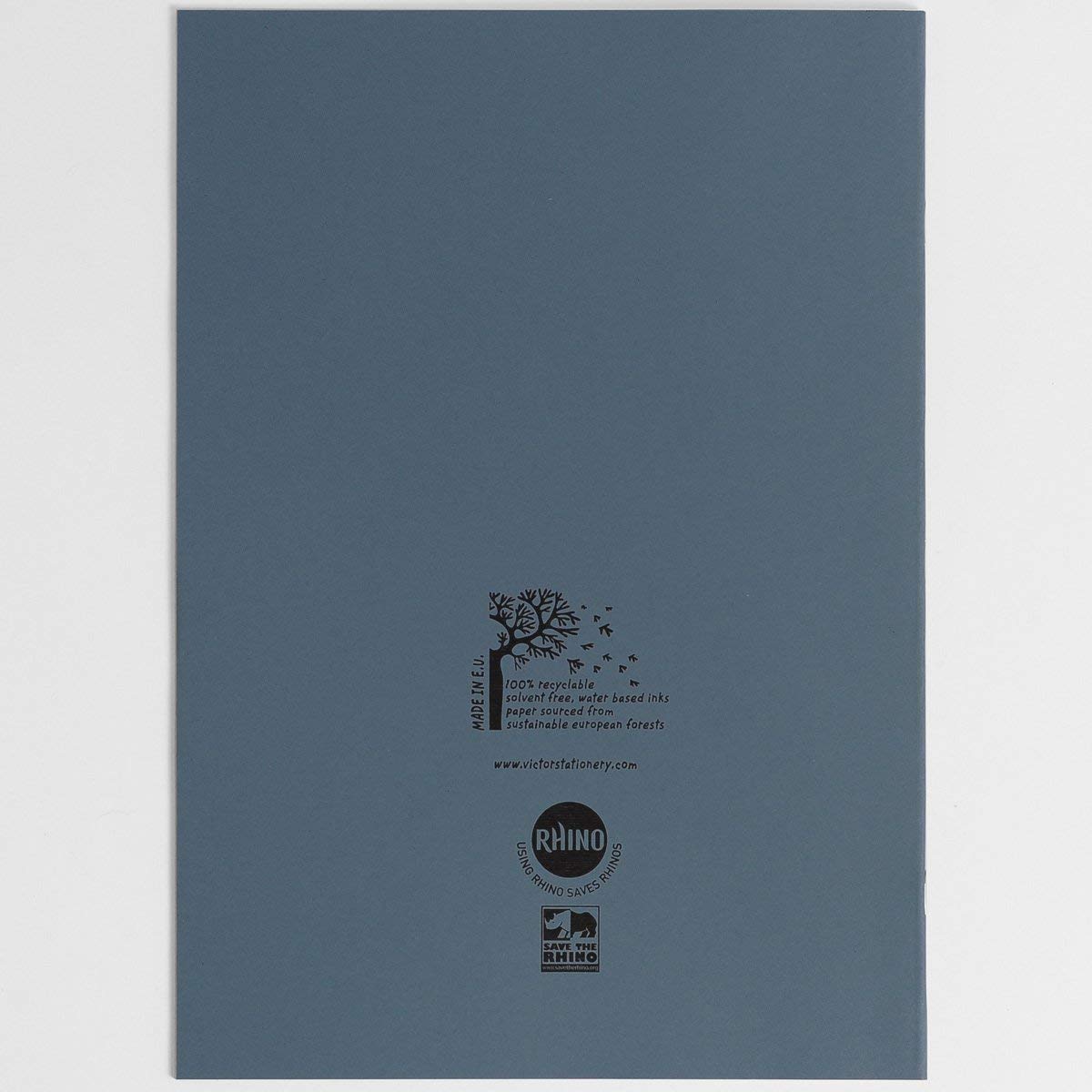 Rhino A4 Exercise Books, 64-Page / 20mm Squared Paper Notebook, 10-Pack, Office & School Stationery Supplies, Light Blue - Image 3