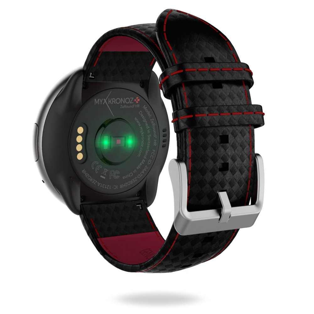 MyKronoz ZeRound2 HR Premium Smartwatch with Heart Rate Monitor/Built