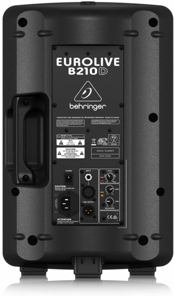 Behringer B210D Active 200 Watt 2-Way PA Speaker System with 10" Woofer and 1.35" Compression Driver - Image 3