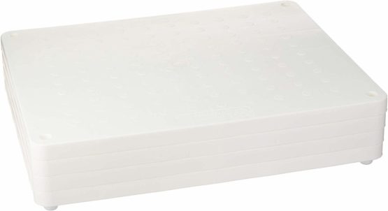 Stool Langham, Stepping Stool, Adjustable Height Bath Step, Non-Slip Rubber Feet, Four Individual Modular Steps, 25mm (1'') Thick, Increases Bathroom Safety, Getting In and Out of Bath