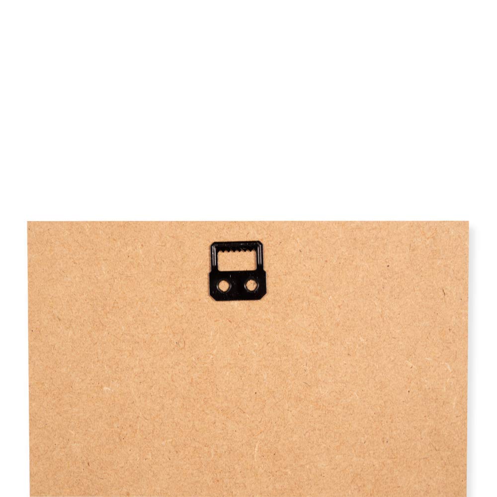 Chalkboards UK 'Floral Patterns' Printed Small Memo Board Chalkboard with Tray, Piece of Chalk & Felt Eraser, 29.7 x 20.7 x 1 cm, Black - Image 2