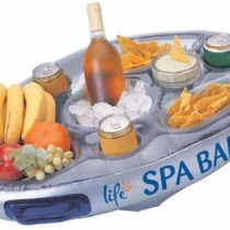 Official 'Perfect Pools' Spa Bar Inflatable Hot Tub Side Tray for Drinks and Snacks - Perfect for Pool Parties!