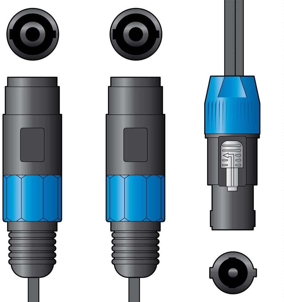 Citronic Speaker Splitter Lead Dual Speaker Output Cable for Amplifiers & Home Audio Systems 0.3m, 0.3 meters - Image 4