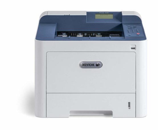 Xerox Phaser 3330dni Wireless A4 Mono Laser Printer with Duplex 2-Sided Printing, White/Blue